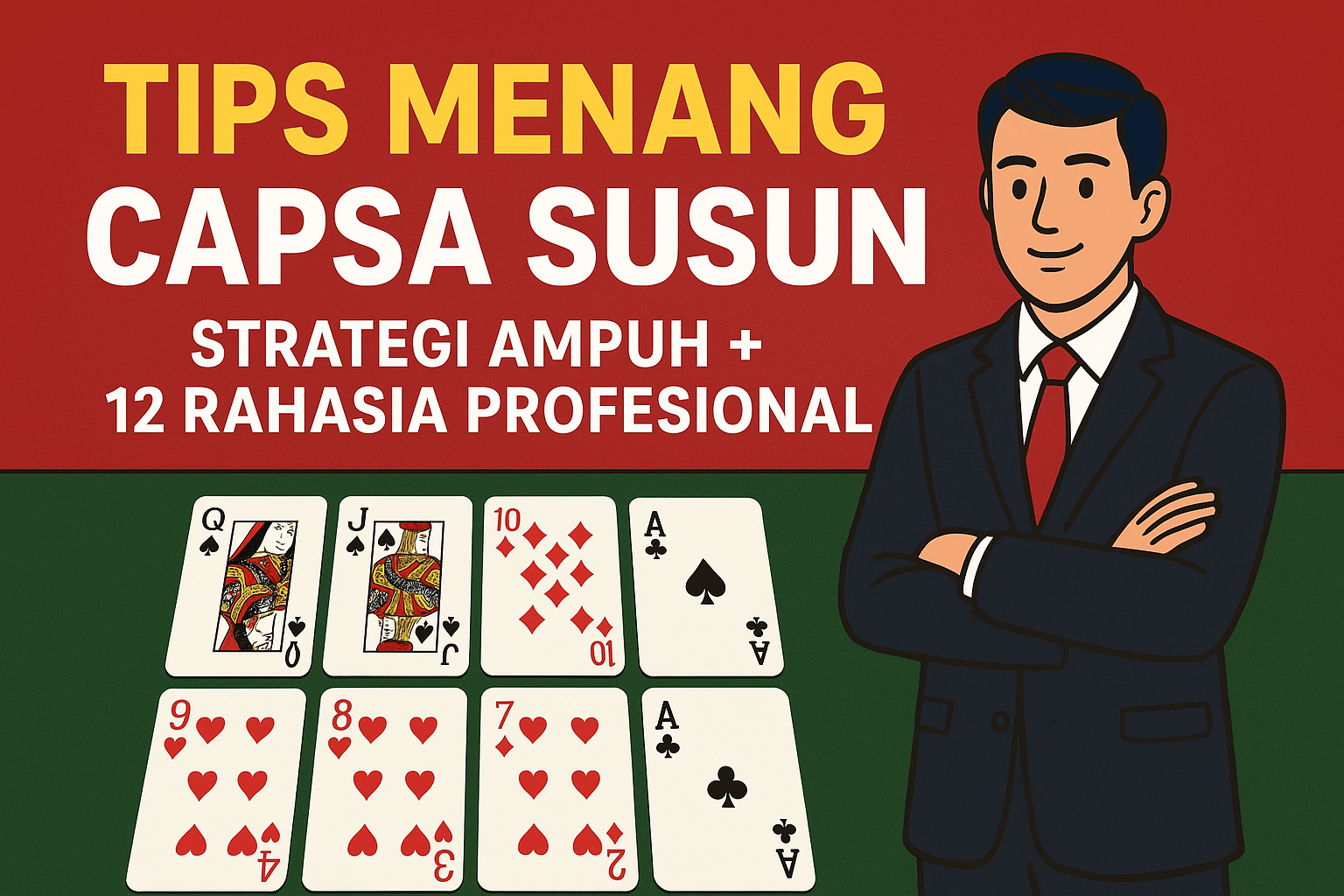 Tips menang Capsa Susun