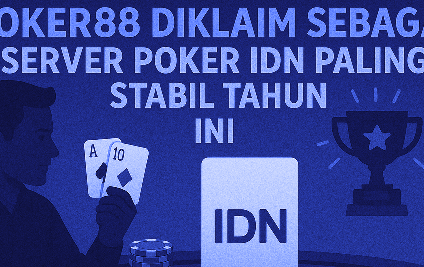 Poker88 Diklaim Sebagai Server Poker IDN Paling Stabil Tahun Ini