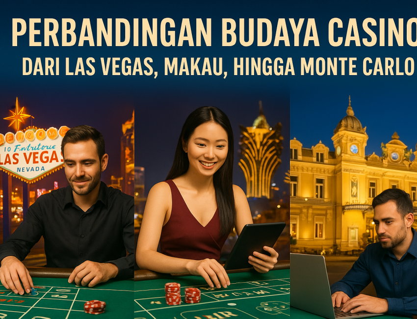 Perbandingan Budaya Casino: Dari Las Vegas, Makau, Hingga Monte Carlo